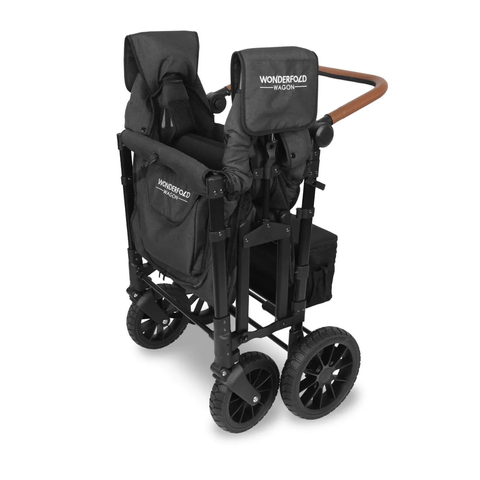 W4 Luxe Quad Stroller Wagon - Volcanic Black