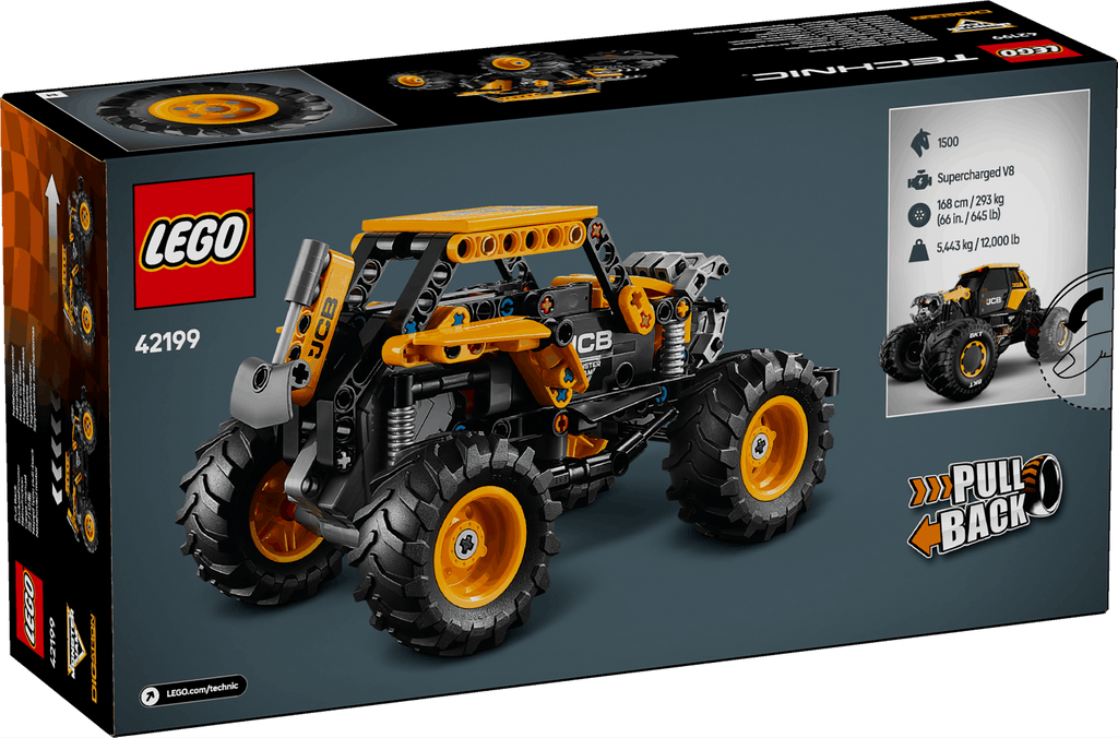 Lego Technic 42199 Monster Jam DIGatron Pull-Back Playset for Ages 7+