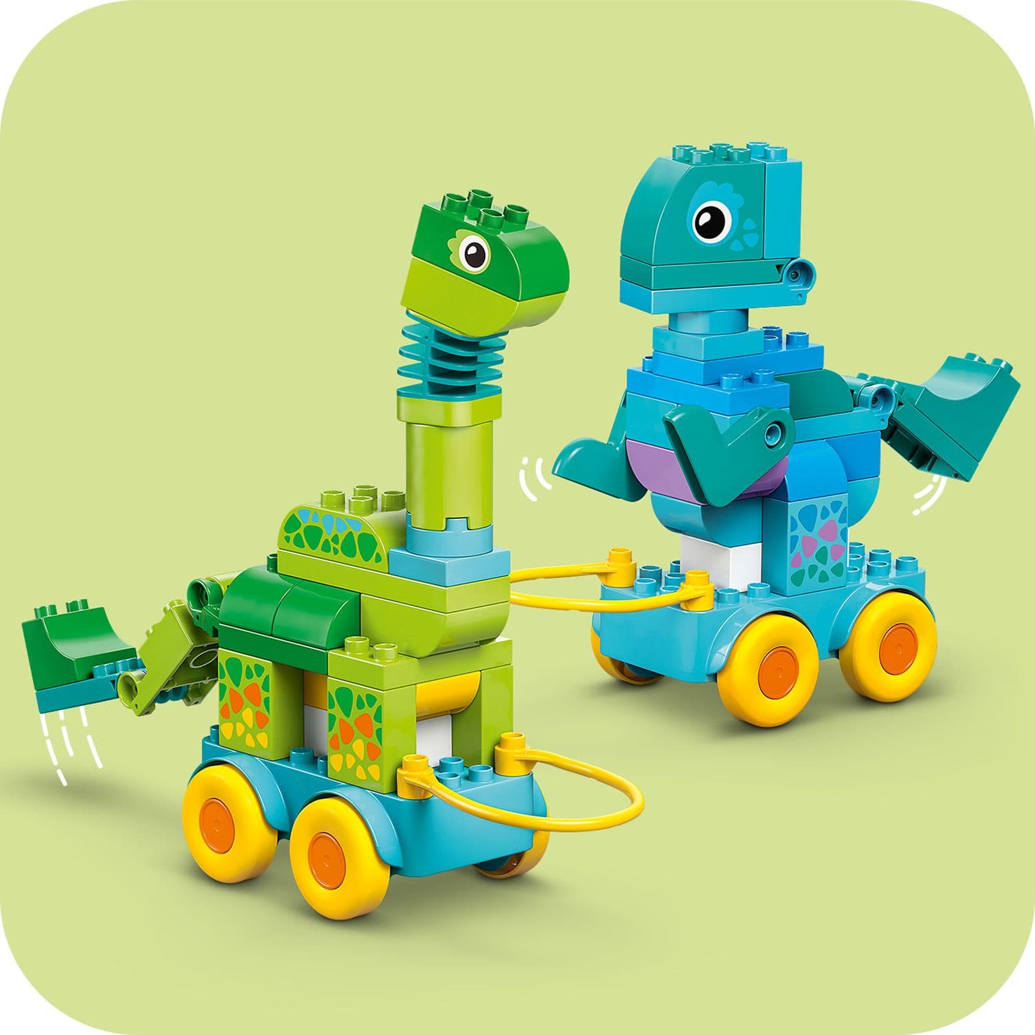 Lego Duplo Town 10451 3 in 1 Dinosaurs on Wheels Set for Ages 3 and Up - TOYFACTORY