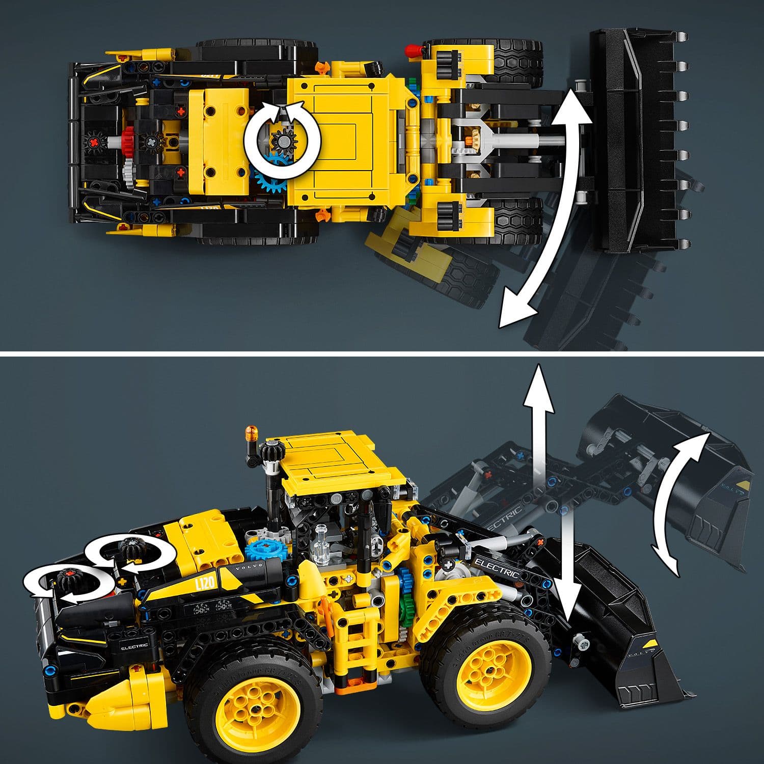 Lego Technic 42209 Volvo L120 Electric Wheel Loader for Ages 9 and Up - TOYFACTORY