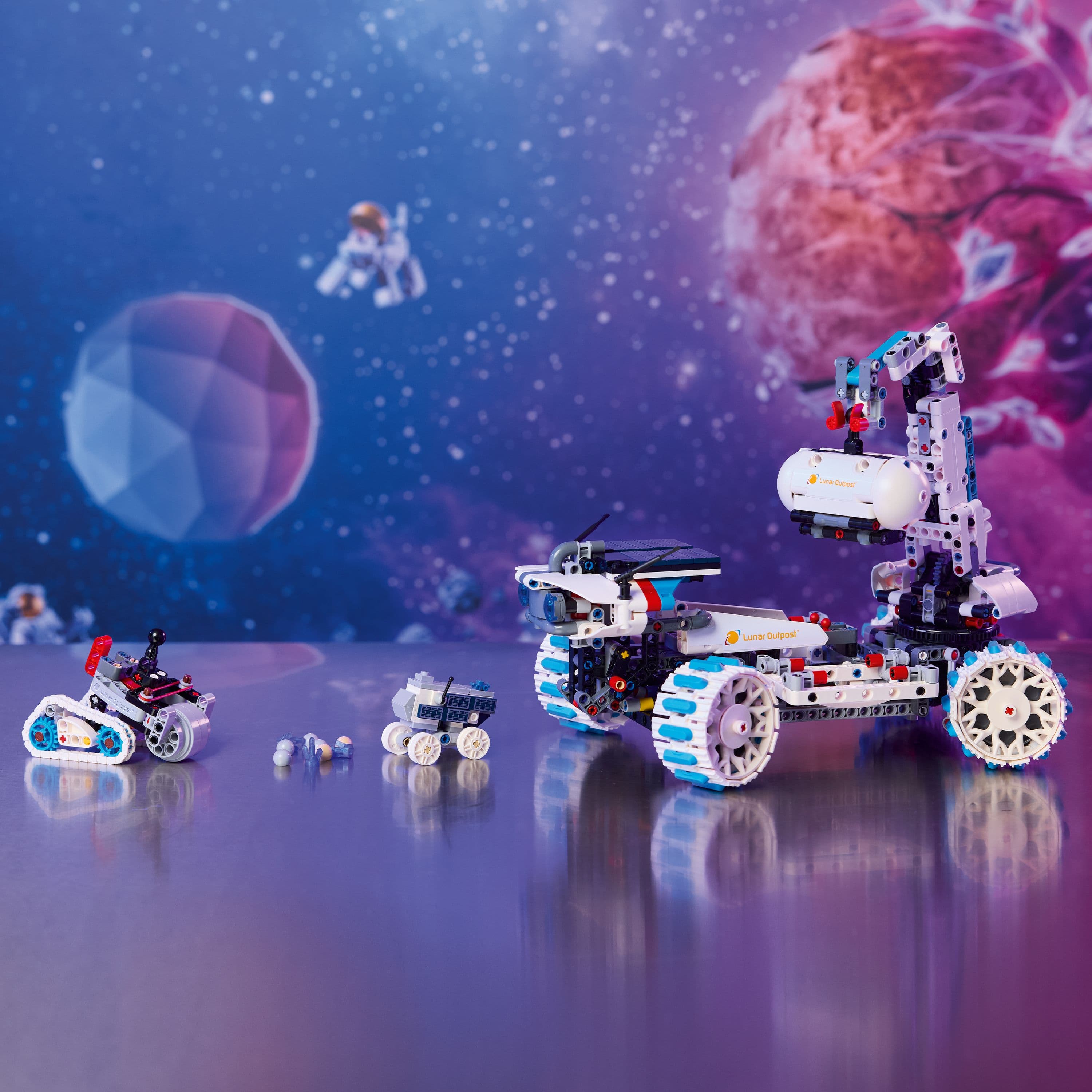 Lego Technic 42211 Lunar Outpost Moon Rover Space Vehicle for Ages 10+ - TOYFACTORY