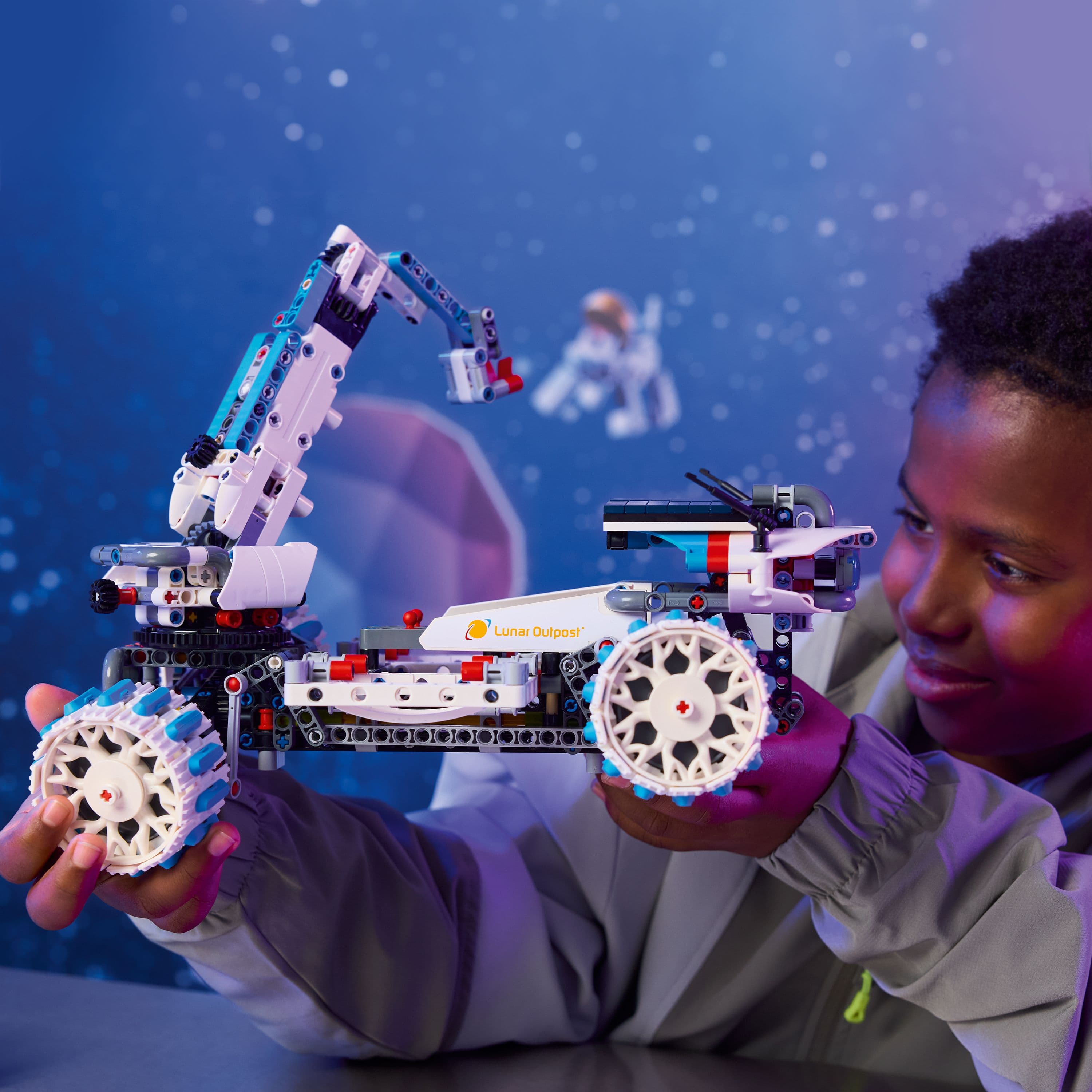 Lego Technic 42211 Lunar Outpost Moon Rover Space Vehicle for Ages 10+ - TOYFACTORY