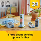Lego Creator 3 in 1 31174 Retro Telephone Rebuildable Set for Ages 8+ - TOYFACTORY
