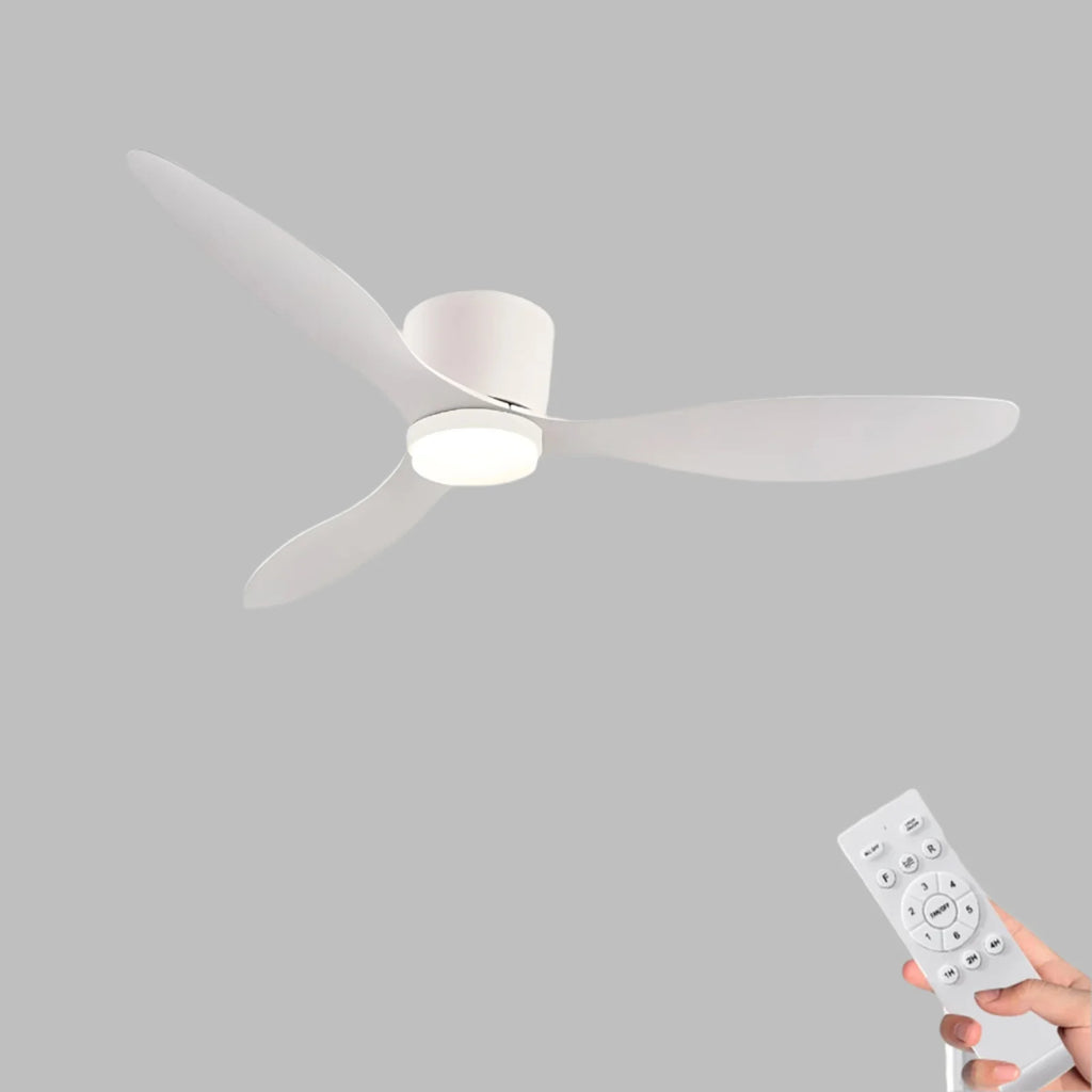 Ceiling Fan With Light, 6-speed choice, Reversible DC motor
