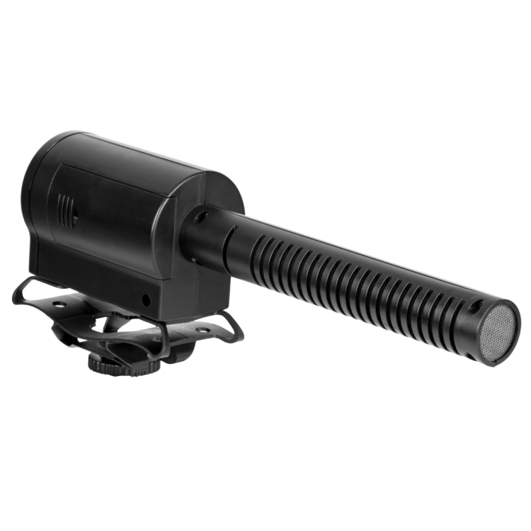 BOYA BY-DMR7 Shotgun Condenser Broadcast Microphone with LCD Display & Integrated Flash Recorder for Canon / Nikon / Sony DSLR Cameras and Video Cameras, BY-DMR7 - TOYFACTORY