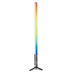 LUXCeO Mood1 85cm RGB Colorful Atmosphere Rhythm LED Stick Handheld Video Photo Fill Light with Tripod, 85cm with Tripod