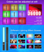 LUXCeO P6 RGB Colorful Photo LED Stick Video Light Handheld APP Control Full Color LED Fill Light, P6
