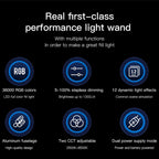 LUXCeO P6 RGB Colorful Photo LED Stick Video Light Handheld APP Control Full Color LED Fill Light, P6