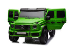 Large Mercedes G63 24V kids ride-on car, electric ride-on vehicle, two-seater G-Wagon model for children, realistic design and details