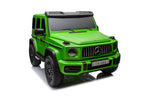 Large Mercedes G63 24V kids ride-on car in black, featuring realistic details and size for young children, by Electric Ride On Cars.