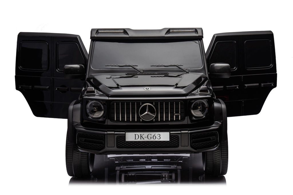 XXL Mercedes G63 24V kids ride-on car by Electric Ride On Cars, featuring realistic G-Wagon design and sturdy two-seater build.