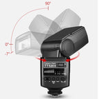 Godox TT520II 433MHZ Wireless 1/300s-1/2000s HSS Flash Speedlite Camera Top Fill Light for Canon / Nikon DSLR Cameras, TT520II - TOYFACTORY