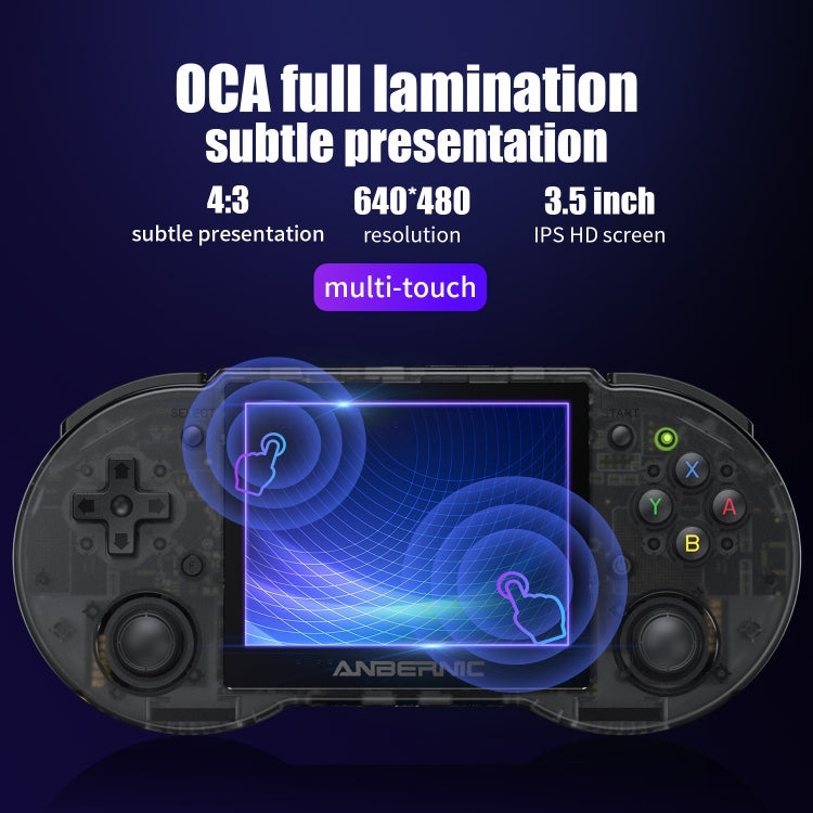 ANBERNIC RG353P Handheld Game Console 3.5 inch Screen Android Linux System, 16G, 16G+64G, 16G+128G, 16G+256G - TOYFACTORY