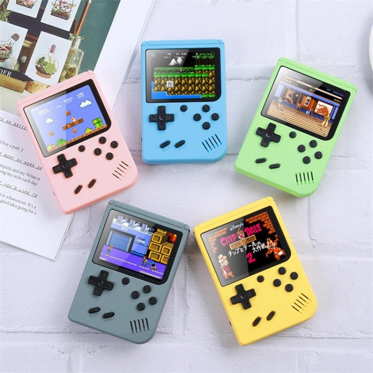 MK800 Doubles 3.0 inch Macaron Mini Handheld Game Console Built-in 800 Games, MK800-Doubles / Grey, MK800-Doubles / Blue, MK800-Doubles / Pink, MK800-Doubles / Yellow, MK800-Doubles / Green - TOYFACTORY