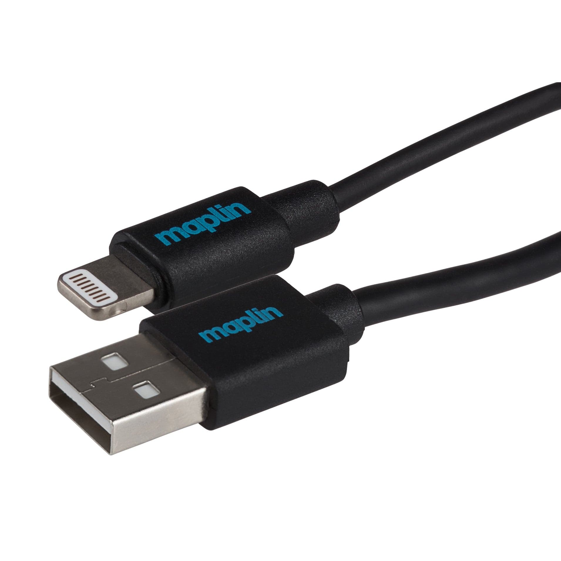 Lightning to USB-A Cable - Black, 0.5m