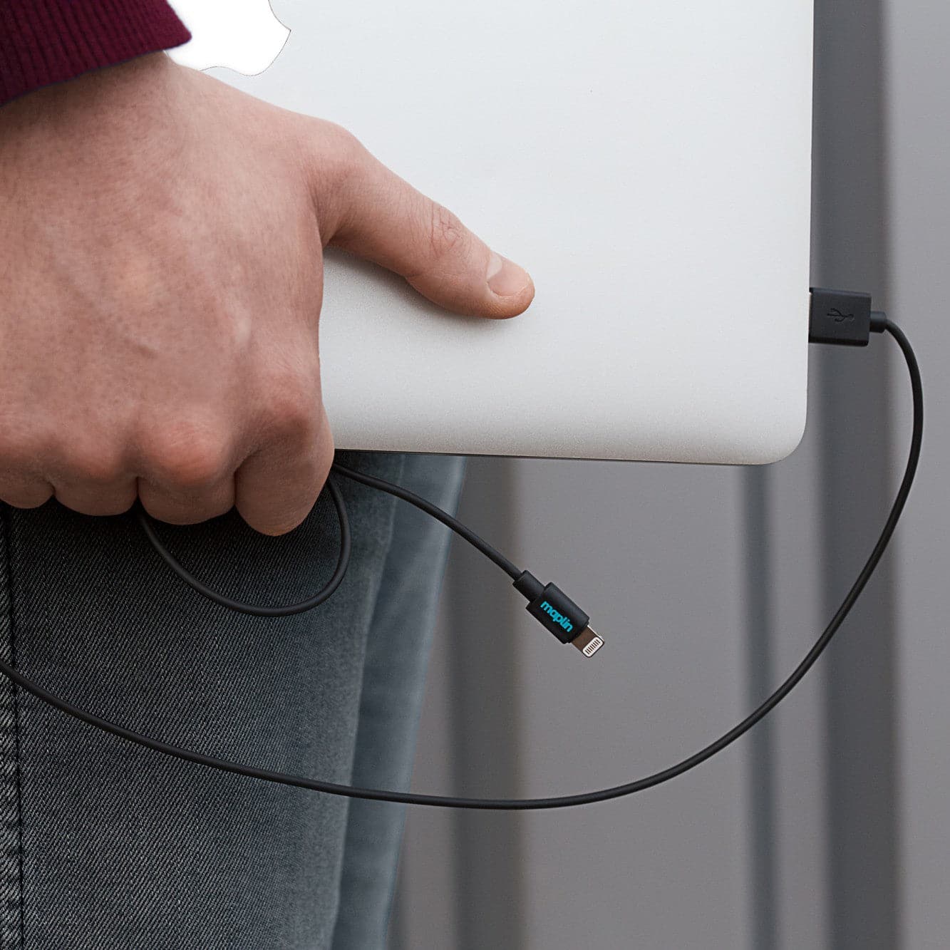 Lightning to USB-A Cable - Black, 0.5m