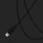 Lightning to USB-A Cable - Black, 0.5m