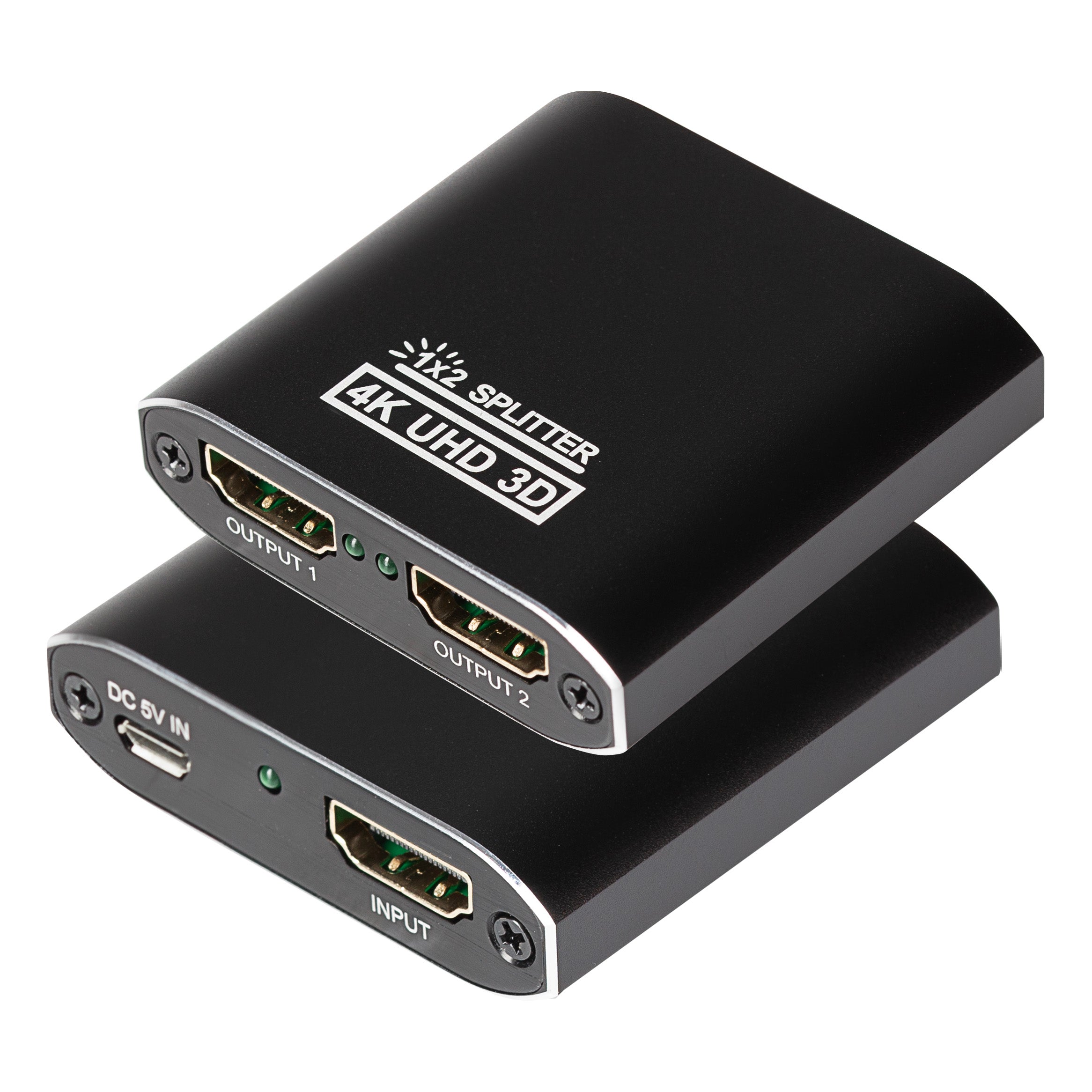 Maplin HDMI Splitter 1 Port In 2 Ports Out 4K Ultra HD @30Hz 10.2Gbps - TOYFACTORY