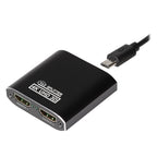 Maplin HDMI Splitter 1 Port In 2 Ports Out 4K Ultra HD @30Hz 10.2Gbps - TOYFACTORY