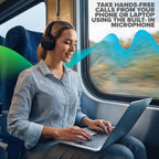 Maplin Bluetooth Noise Cancelling Over-Ear Headphones – Black - TOYFACTORY