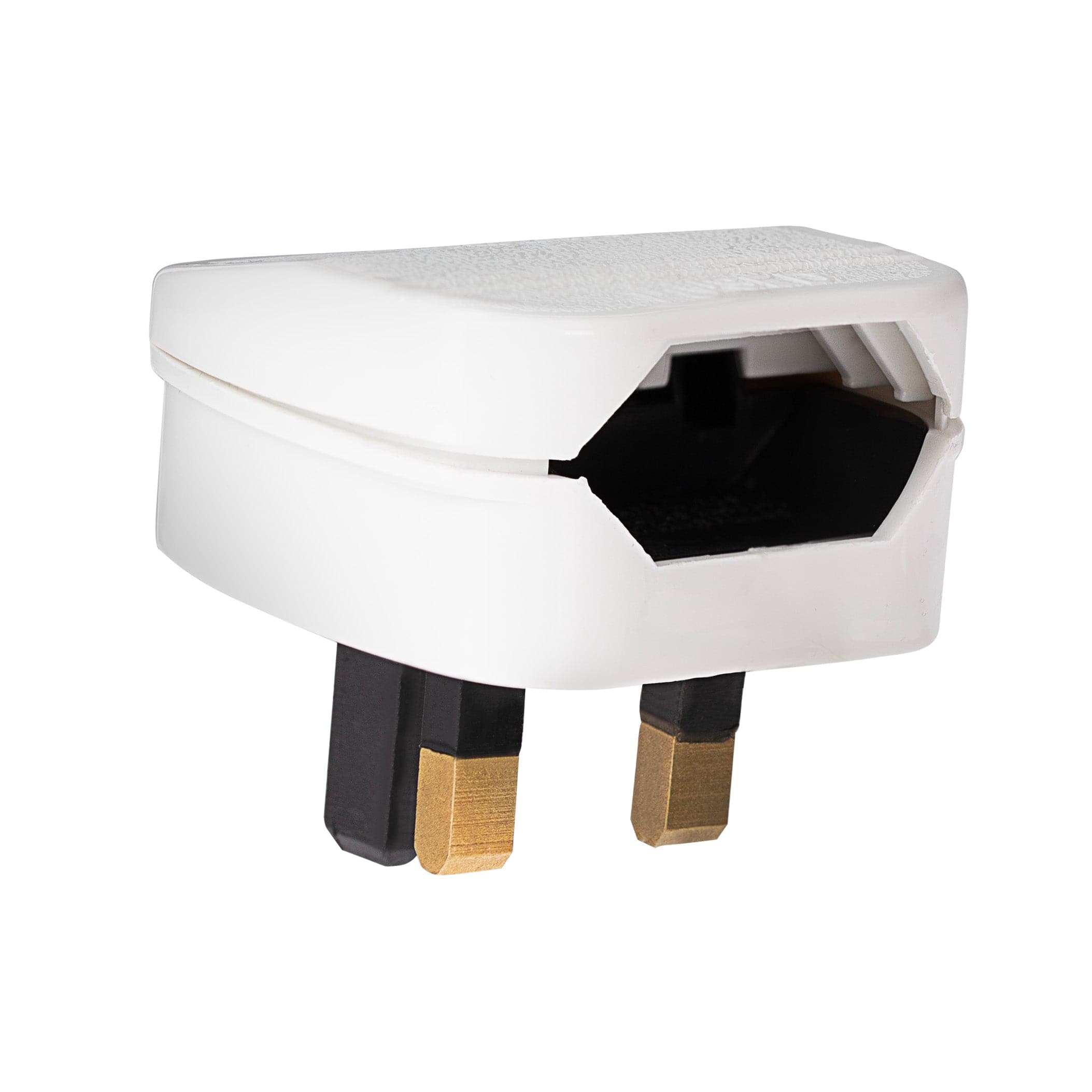 Maplin EU 2 Pin Plug to UK Mains Plug Converter with 5 Amp Fuse & Screw Cover - TOYFACTORY