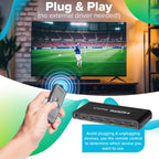 Maplin HDMI Switch 5 Ports In 1 Port Out 4K Ultra HD @30Hz with Remote Control - TOYFACTORY