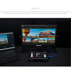 FEELWORLD L1 PLUS Multi-camera Video Mixer Switcher Touch Screen PTZ Control USB3.0 Fast Streaming Switcher (UK Plug)