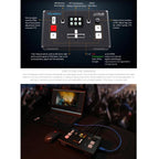 FEELWORLD L1 PLUS Multi-camera Video Mixer Switcher Touch Screen PTZ Control USB3.0 Fast Streaming Switcher (UK Plug)