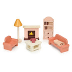Mentari Dolls House Furniture Bundle Set of 6 (MT7621 Sittingroom, MT7622 Dining Room, MT7623 Kitchen, MT7624 Bathroom, MT7625 Bedroom, MT7626 Playroom)