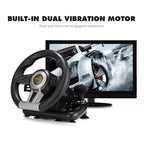 PXN-V3 Racing Game Steering Wheel for PC / PS3 / 4 / xbox one / switch, For PC / PS3 / 4 / xbox one / switch - TOYFACTORY
