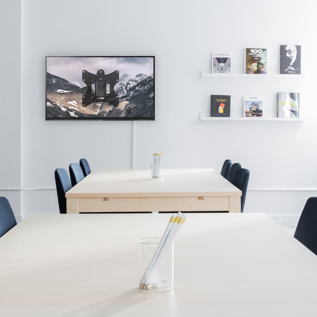 ProperAV TV Wall Bracket (23" - 43" / 30kg Capacity / VESA Max. 200x200) - Black - TOYFACTORY