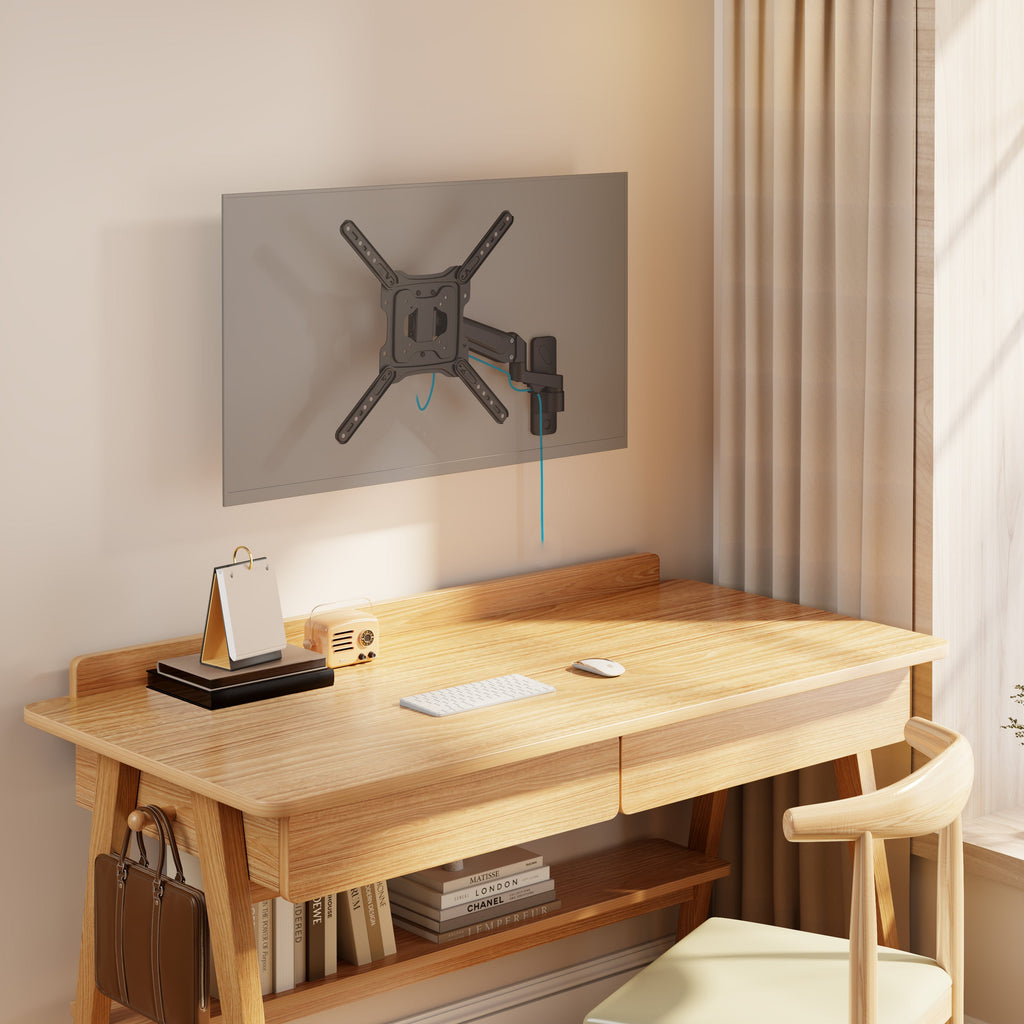 ProperAV TV Wall Bracket (23" - 55" / 23kg Capacity / VESA Max. 400x400) - Black - TOYFACTORY