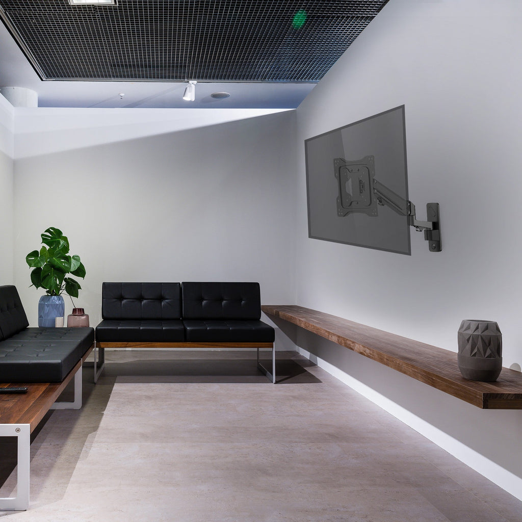 ProperAV TV Wall Bracket (23" - 55" / 23kg Capacity / VESA Max. 400x400) - Black - TOYFACTORY