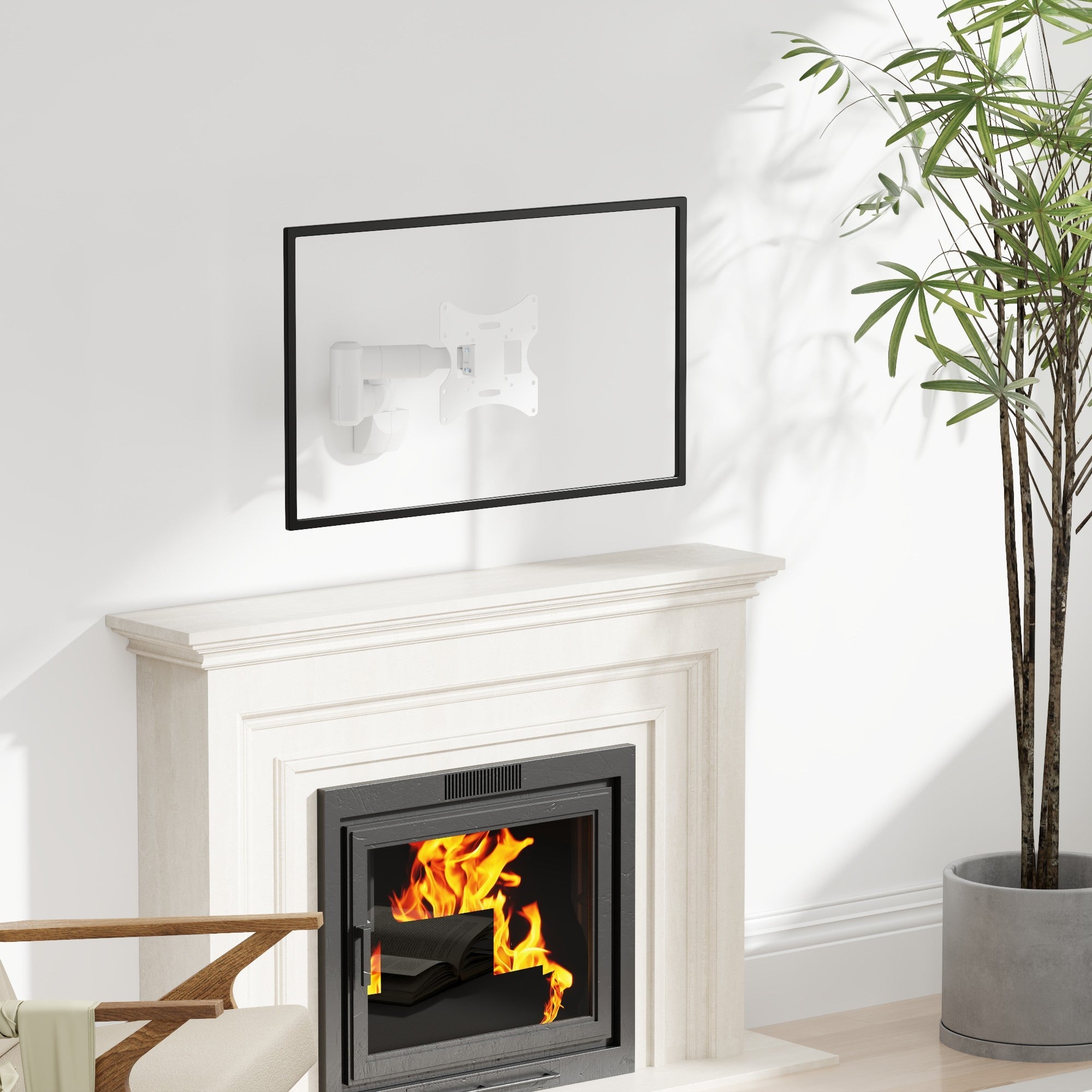 ProperAV TV Wall Bracket (23" - 43" / 30kg Capacity / VESA Max. 200x200) - TOYFACTORY