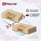 ProperAV Desk Monitor Mount 17" - 32" Extra Height Dual Articulated Swing Arm VESA Max 100x100 - TOYFACTORY