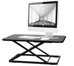 ProperAV LITE Stand Up Desk Converter with Variable Height Settings - Black - TOYFACTORY