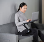 ProperAV Laptop Stand for Bed / Sofa / Desk with Adjustable Legs & Mouse Pad - Black - TOYFACTORY