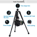 PULUZ  Pocket Mini Microspur Photos Magnesium Alloy Tripod Mount with 360 Degree Ball Head  for DSLR &  Digital Camera, Adjustable Height: 24.5-57cm, Load Max: 3kg, Microspur Tripod - TOYFACTORY