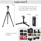 PULUZ  Pocket Mini Microspur Photos Magnesium Alloy Tripod Mount with 360 Degree Ball Head  for DSLR &  Digital Camera, Adjustable Height: 24.5-57cm, Load Max: 3kg, Microspur Tripod - TOYFACTORY