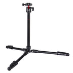 PULUZ 4-Section Folding Legs Metal  Tripod Mount with 360 Degree Ball Head for DSLR & Digital Camera, Adjustable Height: 42-130cm, Adjustable Height: 42-130cm - TOYFACTORY