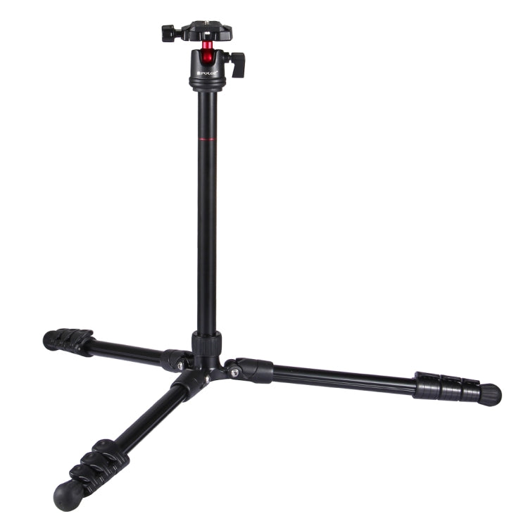 PULUZ 4-Section Folding Legs Metal  Tripod Mount with 360 Degree Ball Head for DSLR & Digital Camera, Adjustable Height: 42-130cm, Adjustable Height: 42-130cm - TOYFACTORY