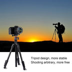 PULUZ 4-Section Folding Legs Metal  Tripod Mount with 360 Degree Ball Head for DSLR & Digital Camera, Adjustable Height: 42-130cm, Adjustable Height: 42-130cm - TOYFACTORY