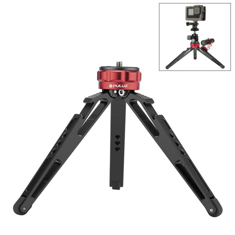 PULUZ Desktop Vlogging Live Tripod Holder with Cold Shoe Bases for DSLR & Digital Cameras, Adjustable Height: 7.5-14.5cm, Desktop Live Tripod - TOYFACTORY