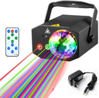 Party Lights Dj Disco Ball Light Pattern Projector Sound Activated