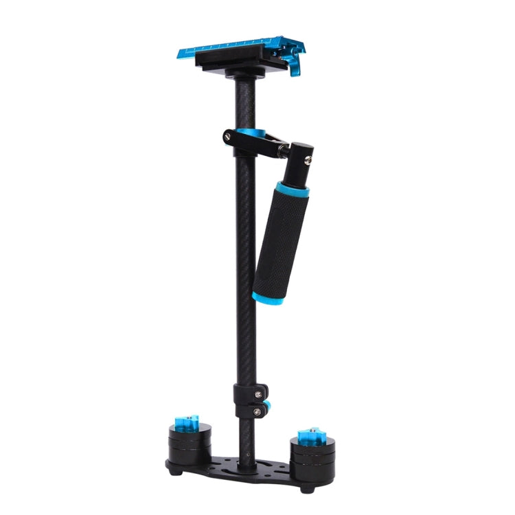 PULUZ 38.5-61cm Carbon Fiber Handheld Stabilizer for DSLR & DV Digital Video & Cameras, Capacity Range 0.5-3kg, S60T Blue - TOYFACTORY