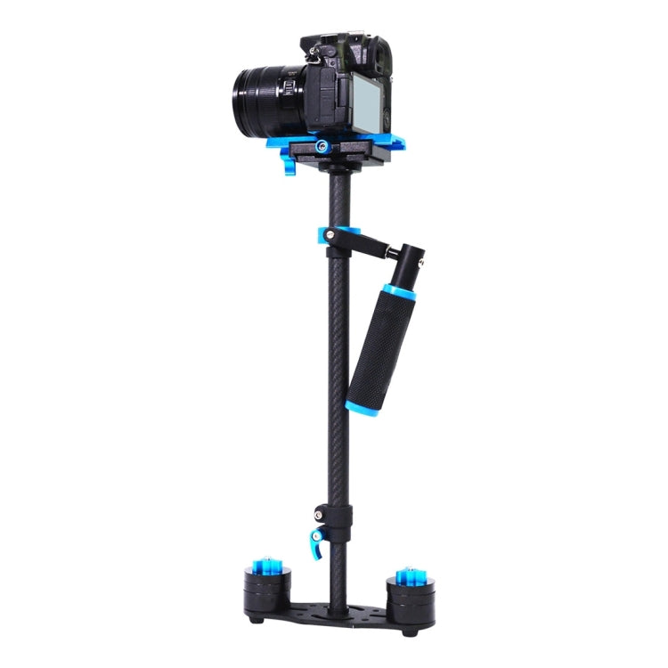 PULUZ 38.5-61cm Carbon Fiber Handheld Stabilizer for DSLR & DV Digital Video & Cameras, Capacity Range 0.5-3kg, S60T Blue - TOYFACTORY