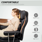 HOMCOM Office Chair, High Back Leathaire Desk Chair for Home - TOYFACTORY