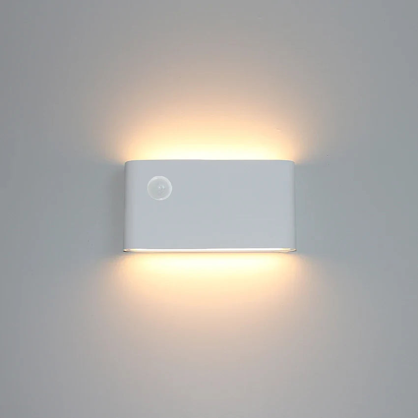 Modern LED Outdoor Motion Sensor Waterproof Wall Lamp