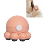 Small Octopus Shoulder and Neck Massager Multifunctional Household Hot Compress Cervical Massager(Pink) - TOYFACTORY