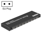 FJGEAR FJ-4K801 4K 8 In 1 Out HDMI HD Video Switcher, FJ-4K801 EU Plug